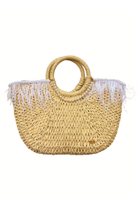 Limited Edition IBIZA STRAW BAG MEDIUM