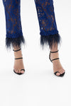 RIVIERA LACE PANTS W/FEATHERS