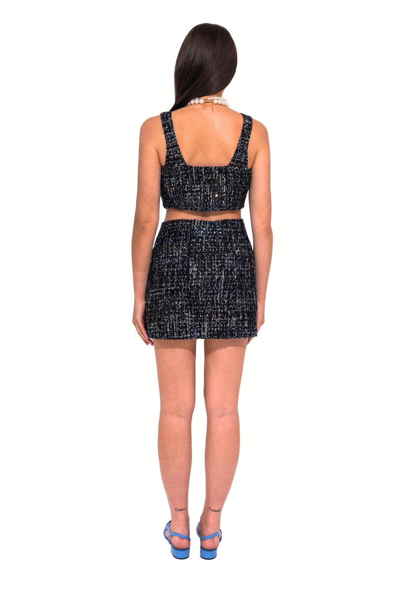 MONTE CARLO TWEED MINI SKIRT