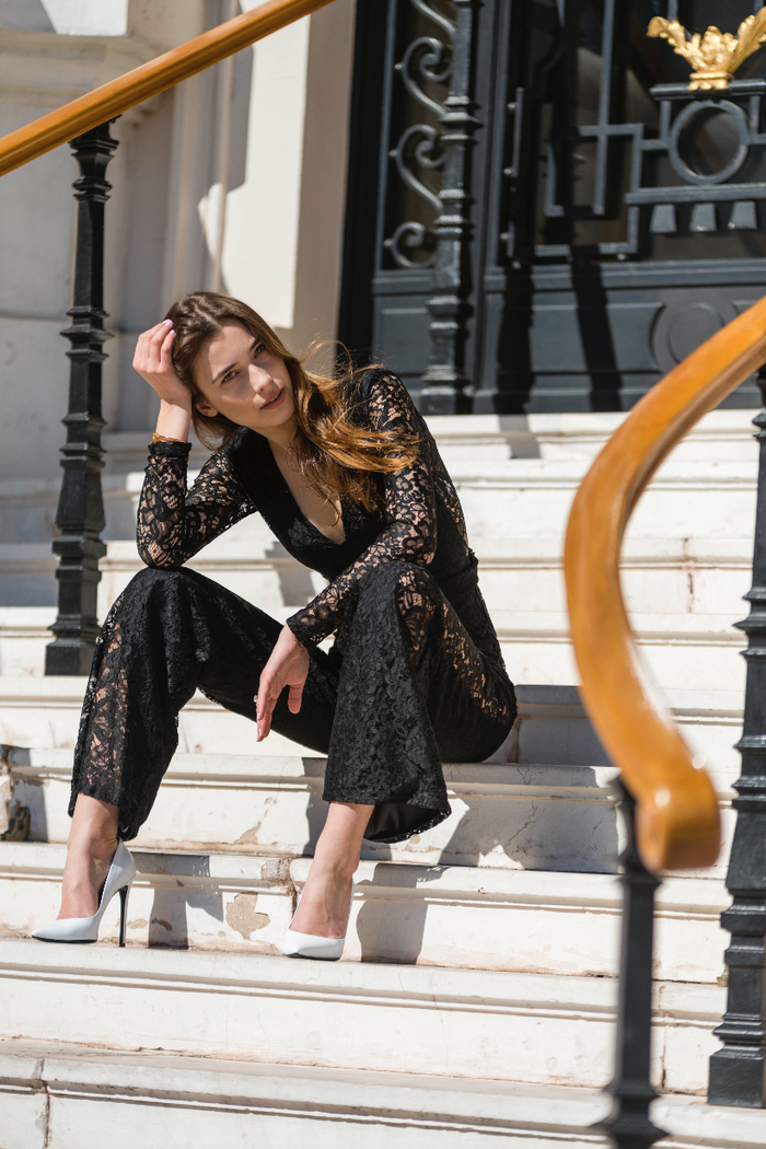 LACE PLAYSUIT -50%
